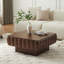 Table basse carrée à plateau relevable avec structure en bois massif et rangement caché-990997394