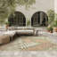 Floral Indoor/Outdoor Sage Rose Area Rug-1582270651