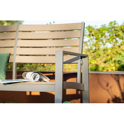 Kellam Powder Coated Aluminum Outdoor Bench