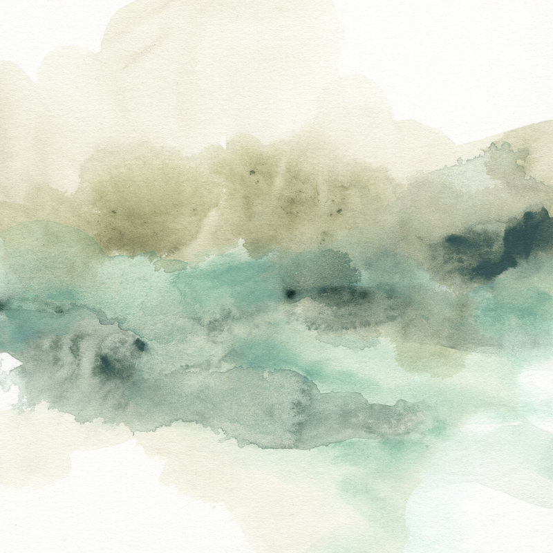 Mountain Haze II by June Erica Vess - Wrapped Canvas Painting, 76cm H x 76cm W x 3.8cm D