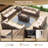 Melisandra Polyethylene (PE) Wicker 12 - Person Seating Group with Cushions and Fire Pit-397728654-339627541