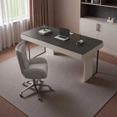 Italian minimalist luxury office desk