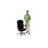 High Back Executive Swivel Ergonomic Office Chair with Accent Layered Seat-30773516