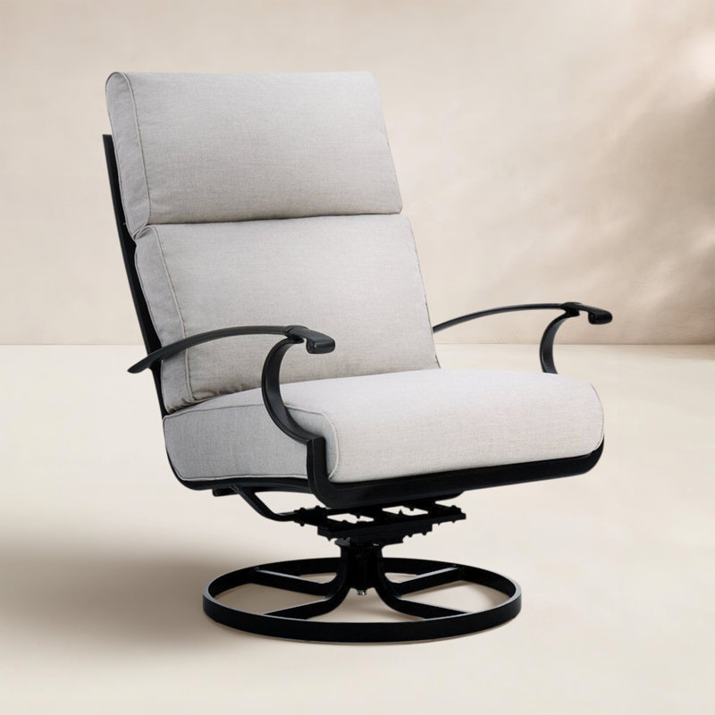 Manor Outdoor Rocker Chair, Gray
