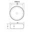 Ruvati 18 inch Round Bathroom Vessel Sink White Above Vanity Counter Circular Porcelain Ceramic