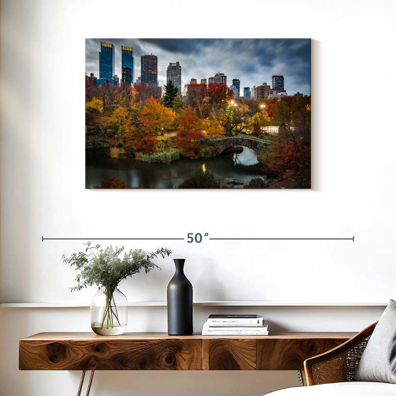 Sebbie NYC Gapstow Bridge, 24" H x 36" W