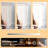 23"X18" LED Vanity Mirror With Lights, 3 Color Dimmable, Touch Control, USB Charging Port,  Wall Or Desktop, Gift For Women，Bathroom Bedroom