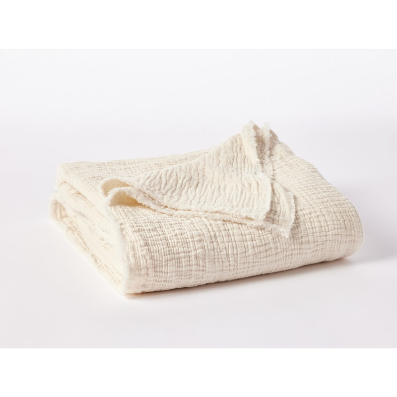 Topanga Matelasse Blanket, Undyed, Queen