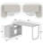 Verlynn Modular L-Shaped Executive Desk -725622491