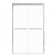 Shower Door 48" W X 76"H Semi-Frameless Bypass Sliding Shower Enclosure