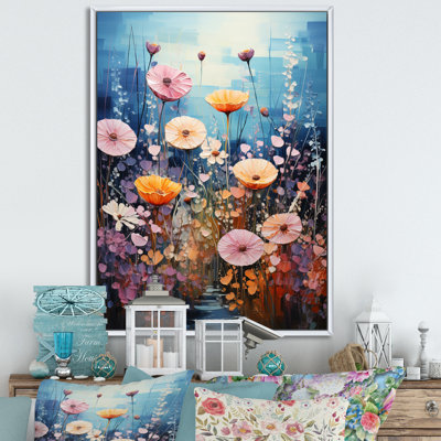 " Wildflowers Serene Oasis Pointillism "
