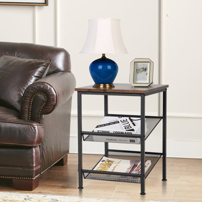 Ensemble de table de bout avec rangement