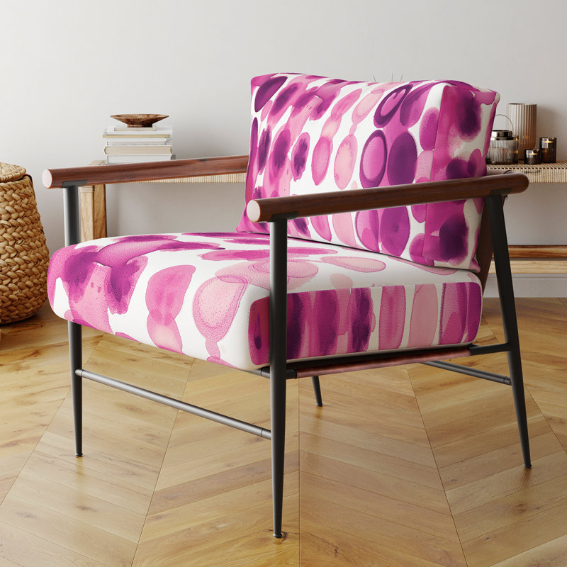 Chaise d'appoint Huppert Watercolor, Noir