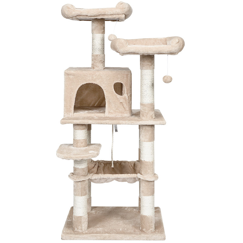 Arbre à chat 55 ", Beige