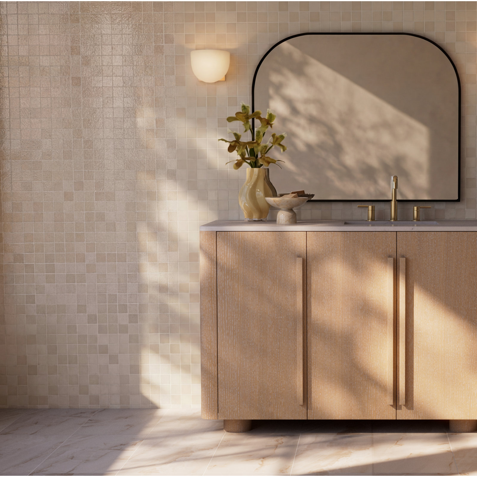 Onyx 12" x 24" Matte Porcelain Field Tile