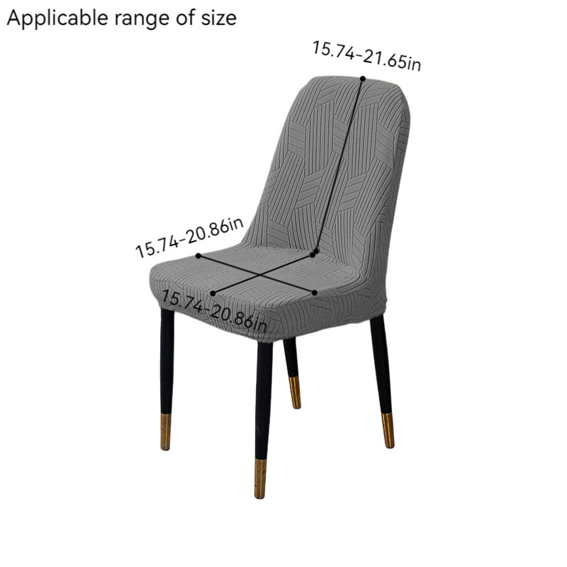 Housse pour chaise de salle à manger en polyester