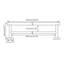Double barre à serviettes en acier inoxydable brossé, porte-serviettes mural pour salle de bain-106917095-106917103