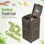 Poubelle à couvercle manuel 32 gallons Devoko-97277283