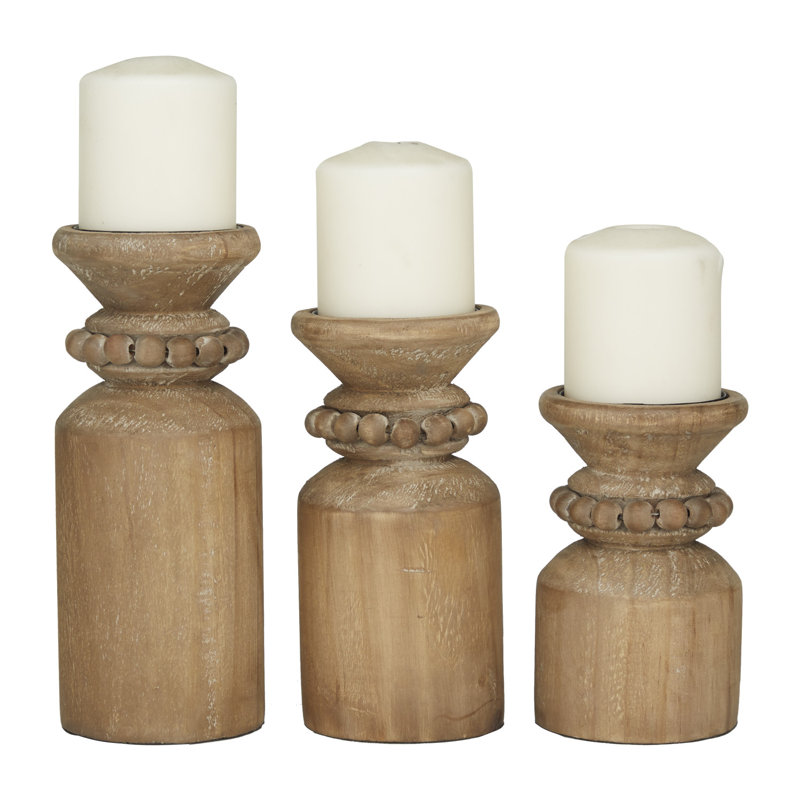 Porte-bougie Traditional, Brun