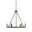 Lustre de roue de style bougie 6 lumières Otley