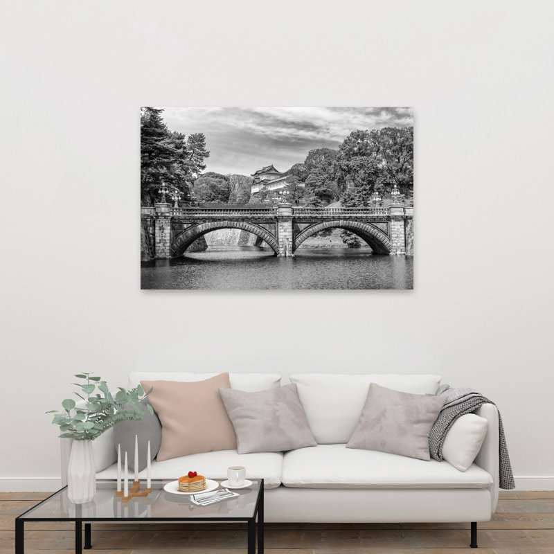 Pont impérial, pont, architecture contemporaine, impression d'art contemporain, H 40 po x l 60 po