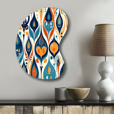 Seigler - Abstract Boom Shape Assymterical Metal Wall Sculpture