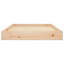 Lit pour chien Tucker Murphy Pet ™ 28,1 po x 21,3 po x 3,5 po en bois de pin massif-1034495088-1034495103