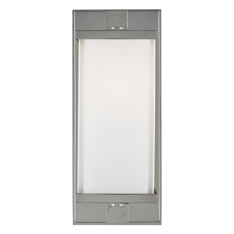 Logan 2 - Light Flush Mounted Sconce, Aged Iron, 16.5" H x 4" W x 8.3" D