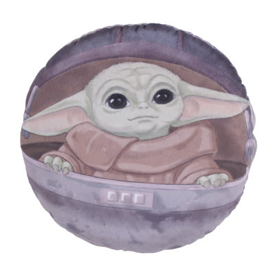Star Wars The Mandalorian the Child Round Pillow Cover & Insert
