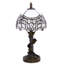 Petite lampe de table en verre coloré Tiffany