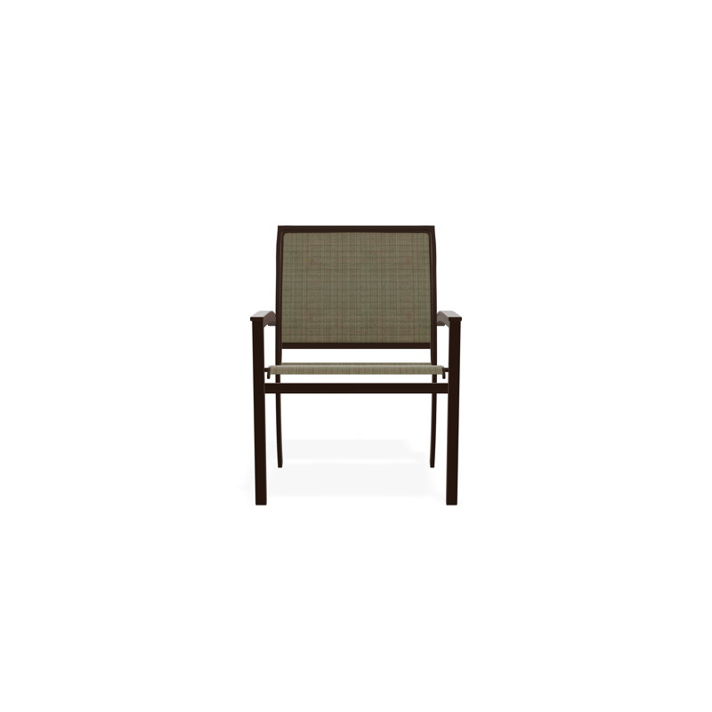 Chaise de café empilable en aluminium Bazza, Pierre Elevation, Kona