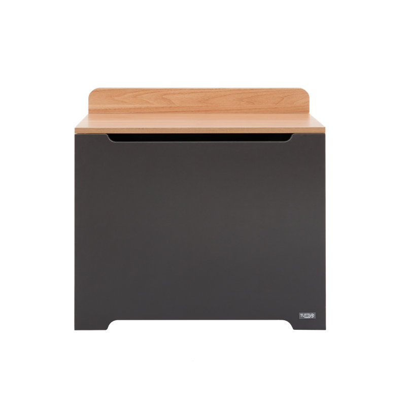 Rio Tutti Bambini Toy Box, Slate Grey/Oak