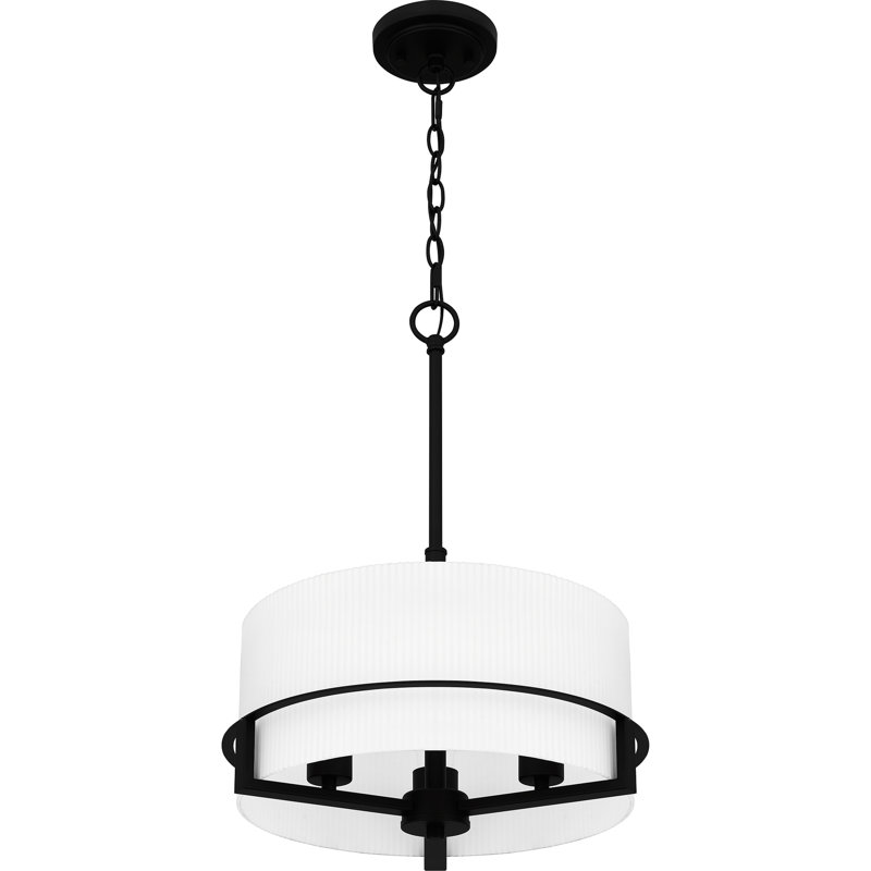 Seymour 3 - Light Drum Pendant, Matte Black