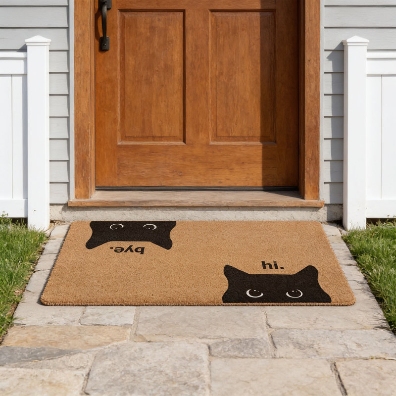 Paillasson Black Cat Welcome
