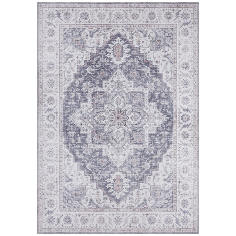 Anthea Tufted Mauve Pink Carpet, Rectangle 80 x 150cm