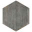 Retro Hex 14" x 16" Porcelain Wood Look Wall & Floor Tile