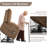 4-Motor Chenille Power Lift Chair Lay Flat Recliner with Head&Lumbar support, 400LBS-1001013768