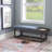Upholstered Bench with Removable Tray-70169731