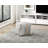 Modern Square Pouf Jacquard Fabric Upholstery Ottoman (Only Including Ottoman)-1974981409