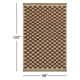 Azle Handmade Wool Brown Rug