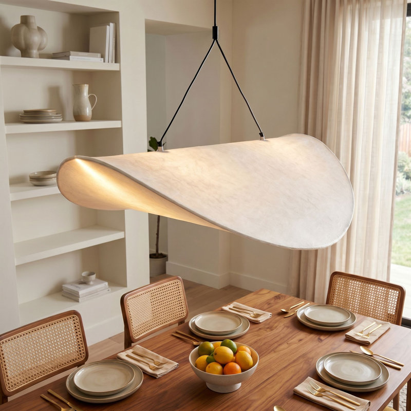 Luminaire suspendu en tissu Bianca
