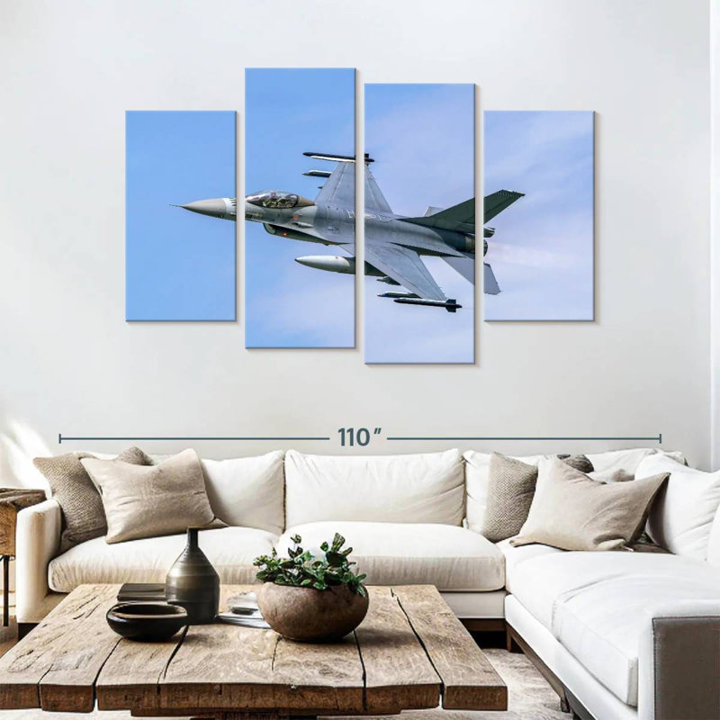 Mait Royal Netherlands Fighter Jet, 54" H x 84" W