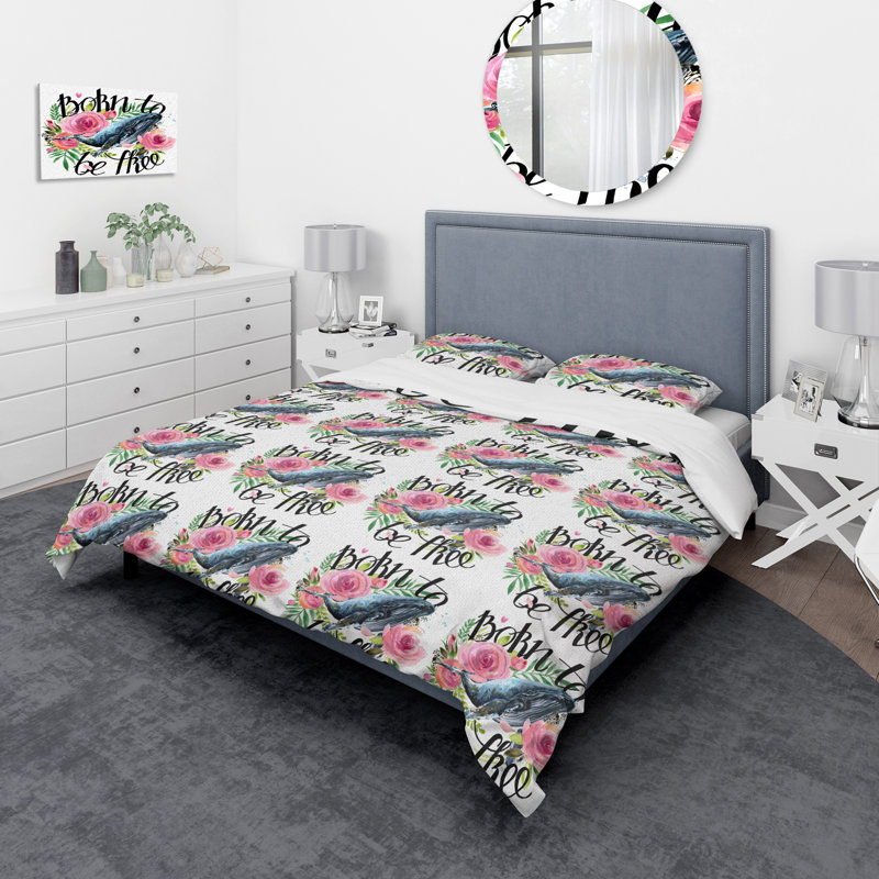 Ensemble de housse de couette traditionnelle, Housse de couette très grand + 2 taies décoratives