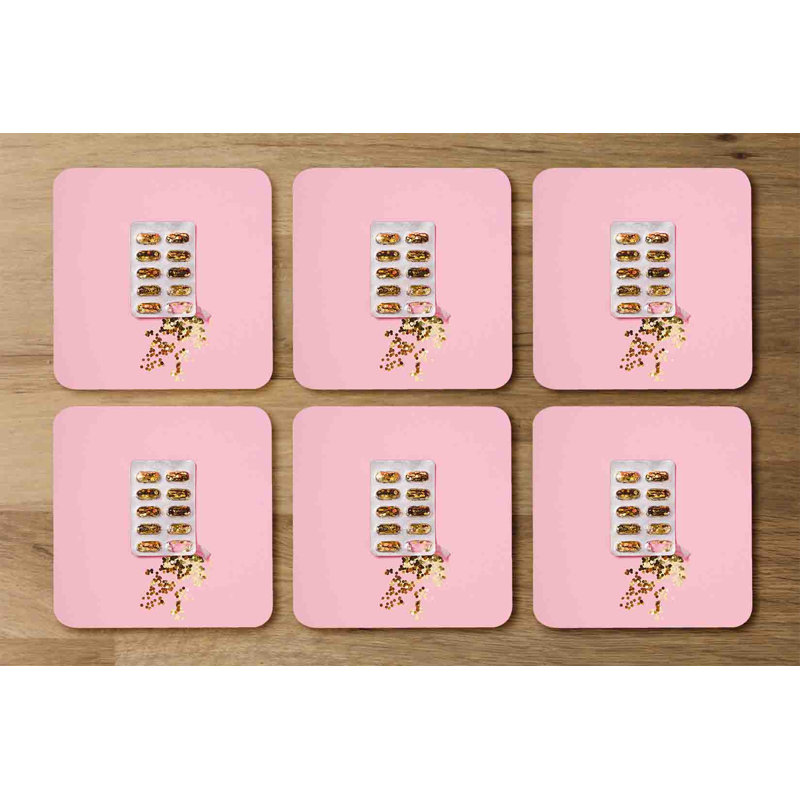 Dorecht Square 6 Piece Coaster Set