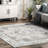 Julieann Power Loom Performance Oriental Gray/Charcoal Rug-1717427830