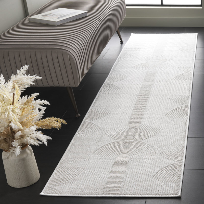 Abbygayle 100 Performance Solid Color Rug, Runner 2' x 8'