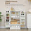 Armoire de cuisine avec étagère à 5 niveaux, 12 étagères à épices