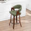Tabouret de comptoir pivotant en similicuir Providence-128799125
