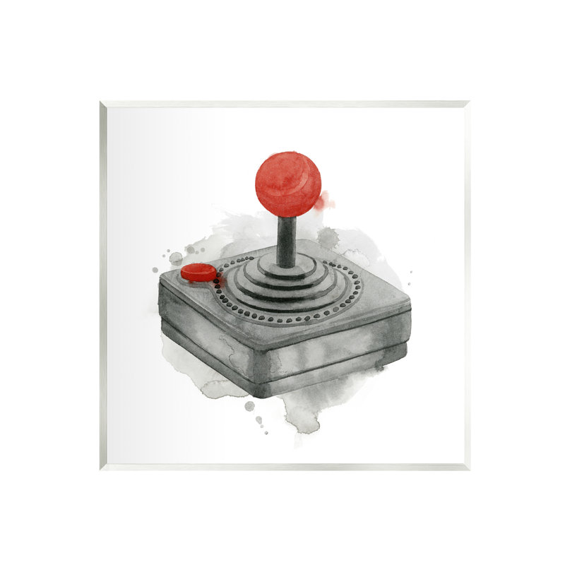 Au-580-Giclée, peinture de manette de jeu rétro, Mdf, L 12 po x H 12 po x P 0,5 po