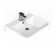 WS Bath Collections Fly 18.9'' Glossy White Ceramic Rectangular Bathroom Sink with Overflow